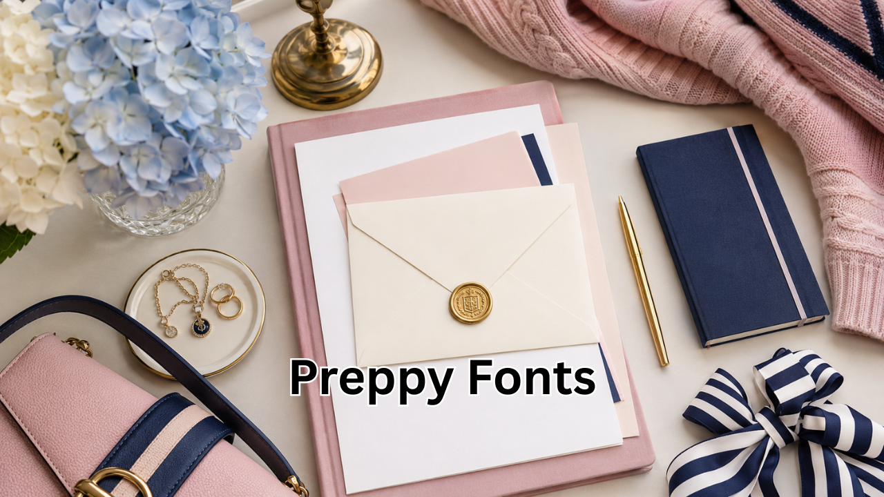 Preppy Fonts: The Ultimate Guide to Choosing Stylish and Trendy Typography