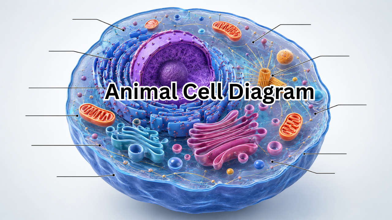 Animal Cell Diagram: Structure, Parts, Functions, and Easy Explanation