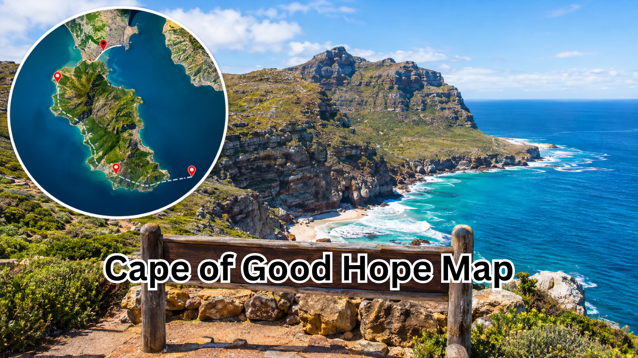 Cape of Good Hope Map: Location, Geography, History, and Travel Guide
