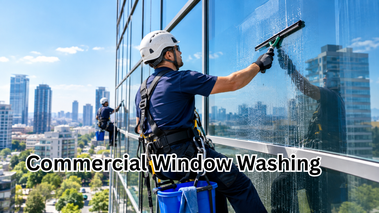 Commercial Window Washing: A Complete Guide for Cleaner, Safer, and More Professional Buildings